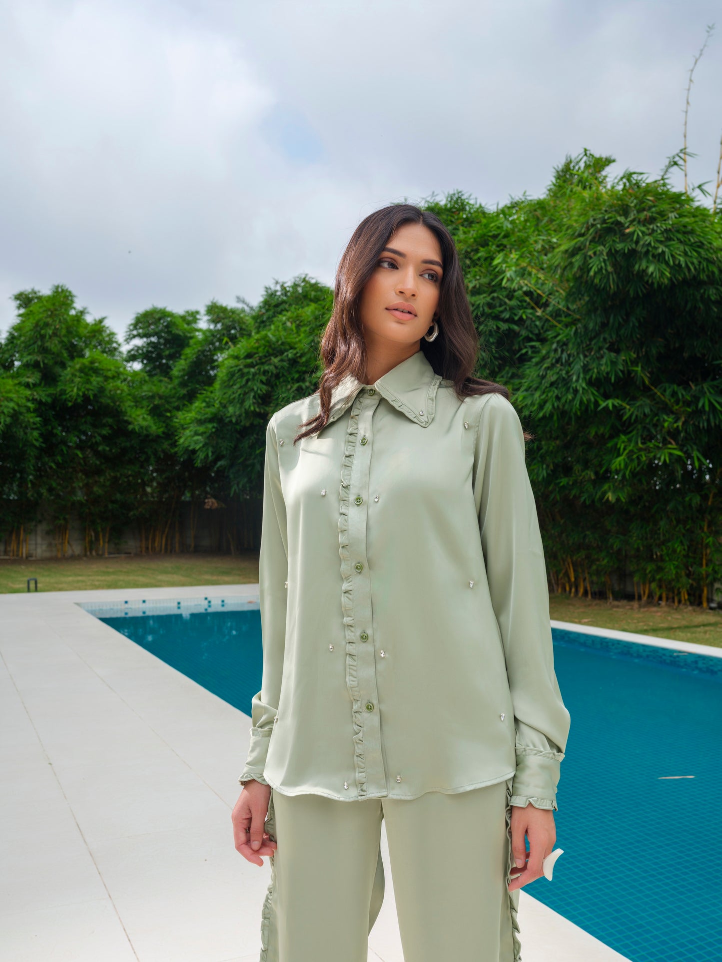 Elira Satin Co-ord Set