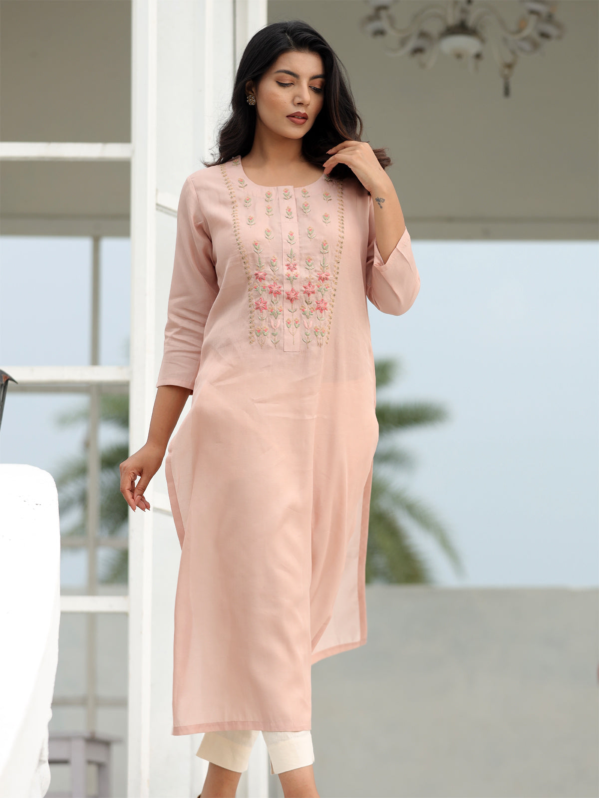 Rose Handwork Kurti