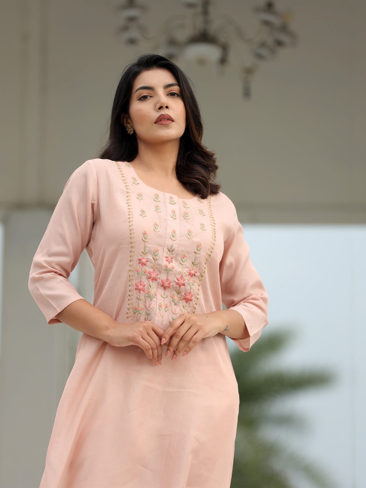 Rose Handwork Kurti