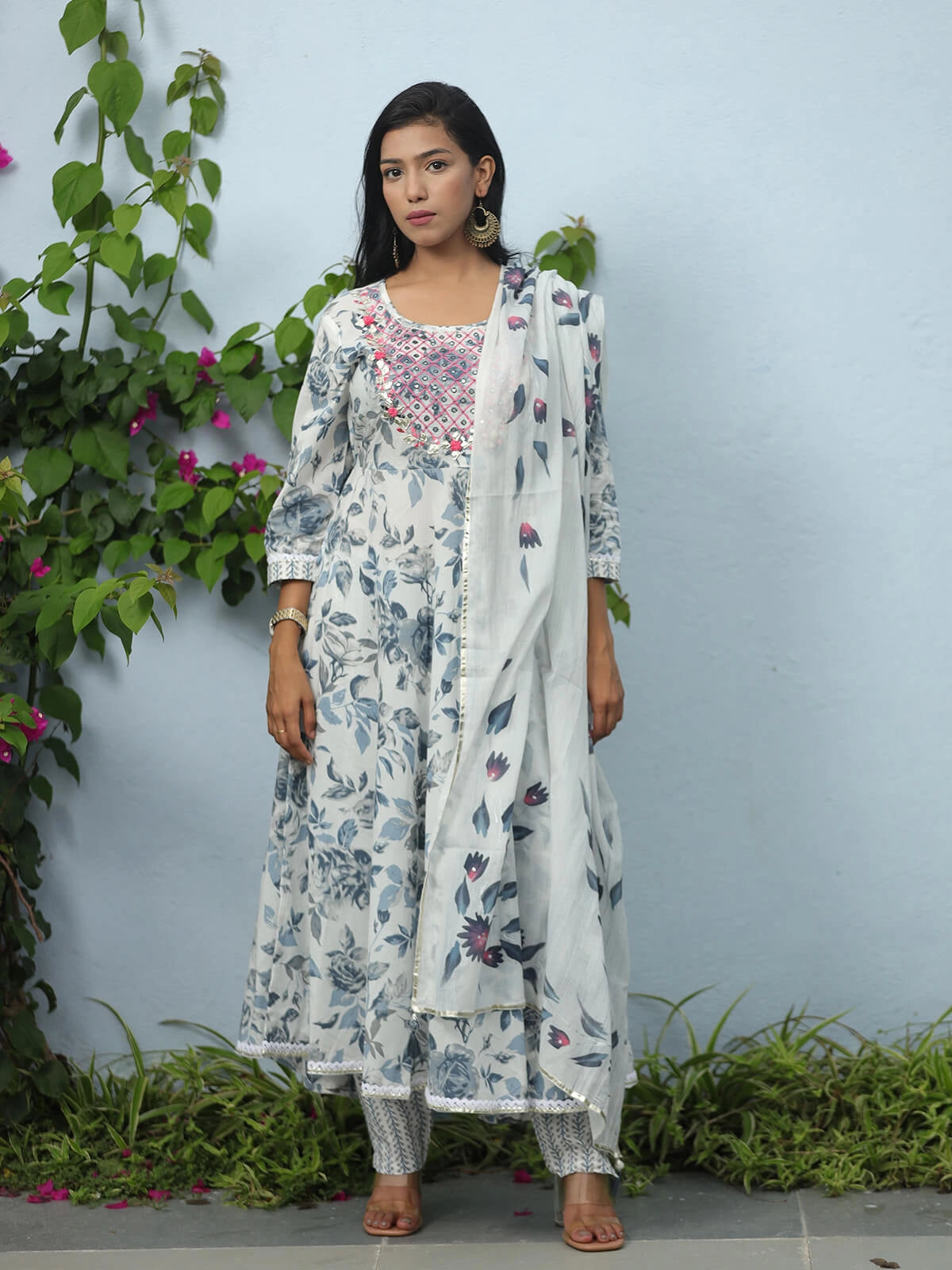 Blossom Breeze Floral Suit
