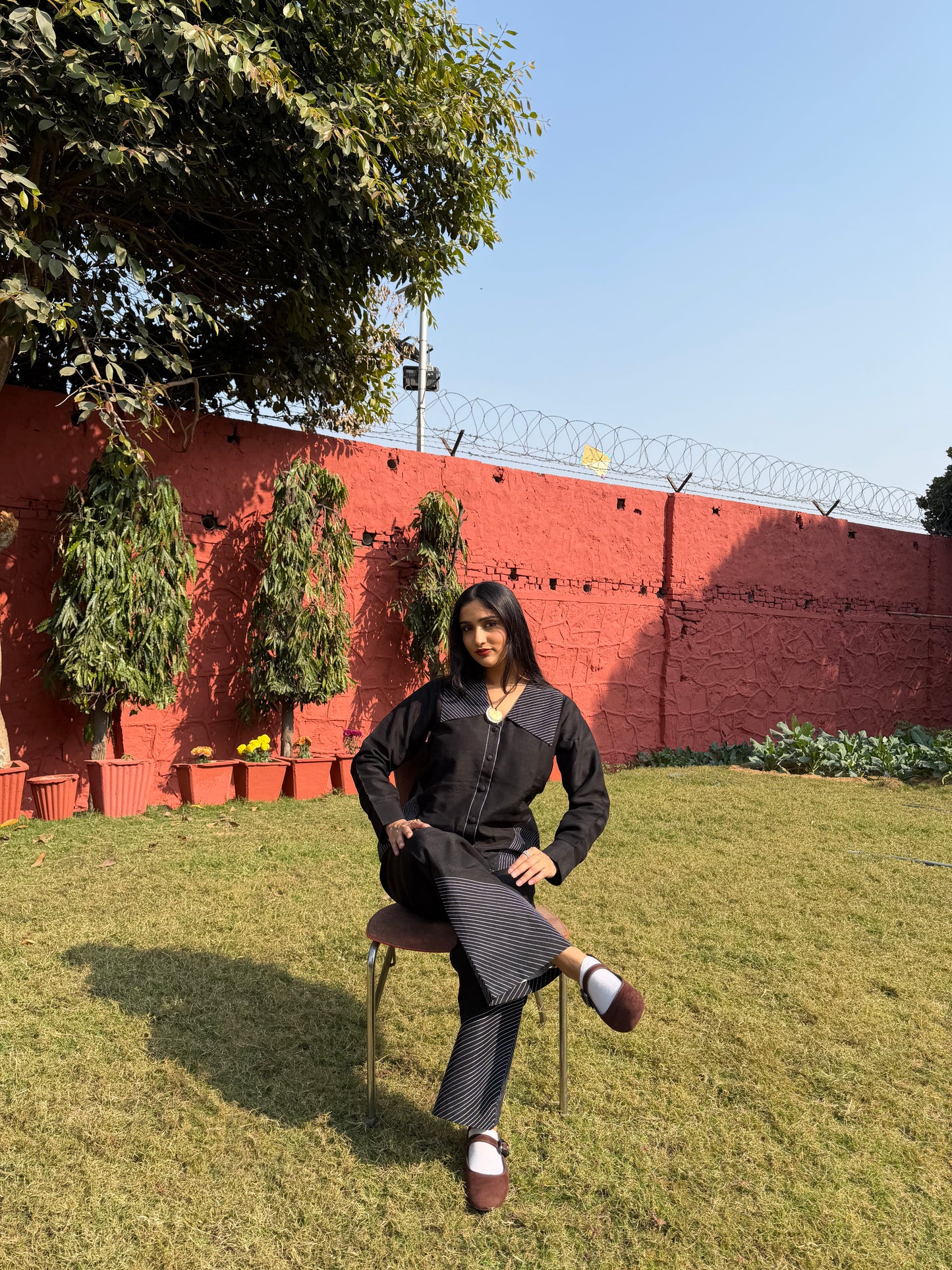Midnight Pinstripe Co-ord