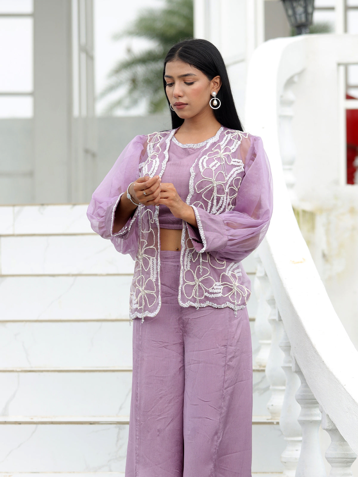 Lavendar Charm Trio Set