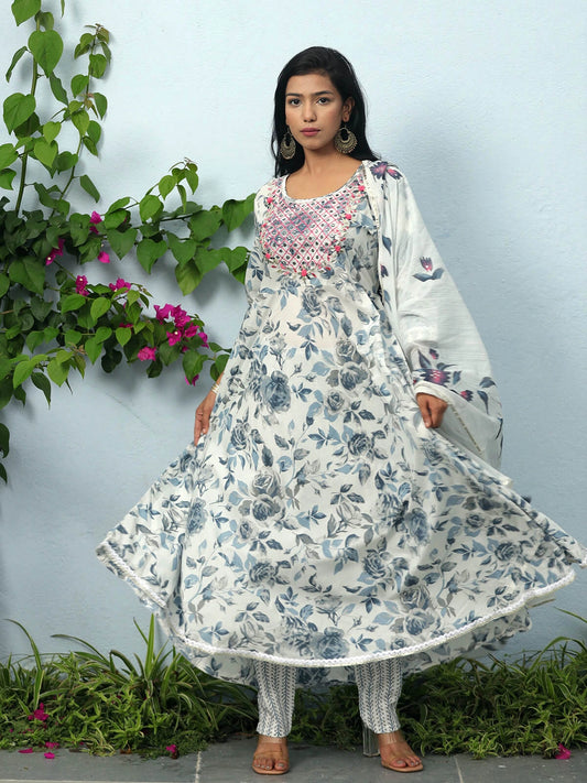 Blossom Breeze Floral Suit